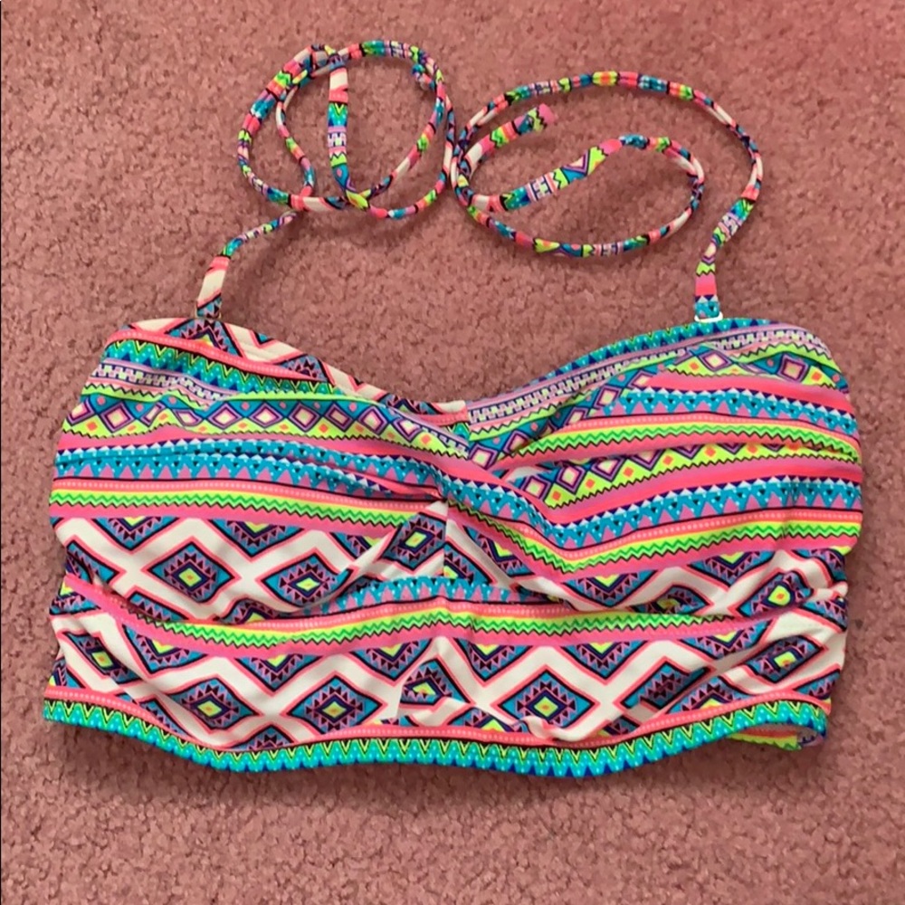 Colorful bikini top